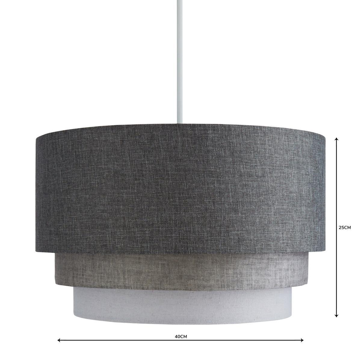Elements Eclipse 40cm 3 Tier Grey Shade Grey – image 4