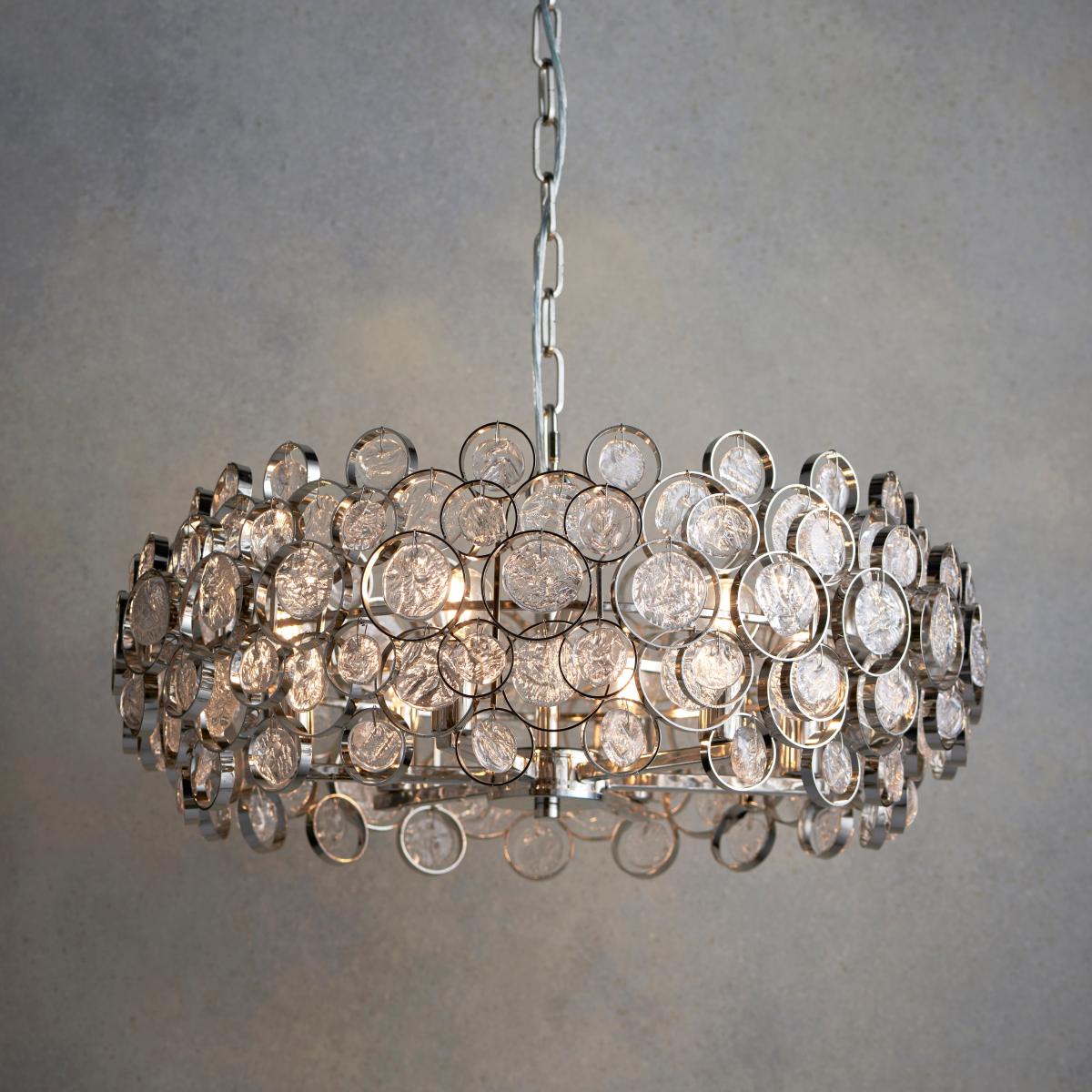 Vogue Ayla 6 Light Pendant Light Clear – image 1
