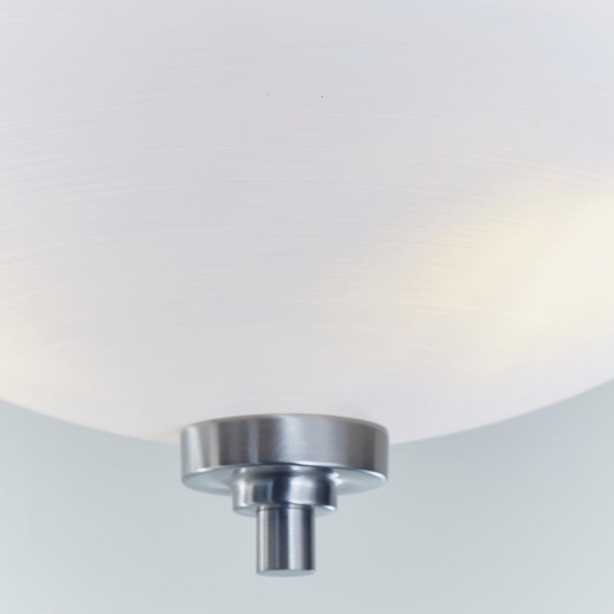 Vogue Welles 3 Light Semi Flush Ceiling Fitting White – image 4