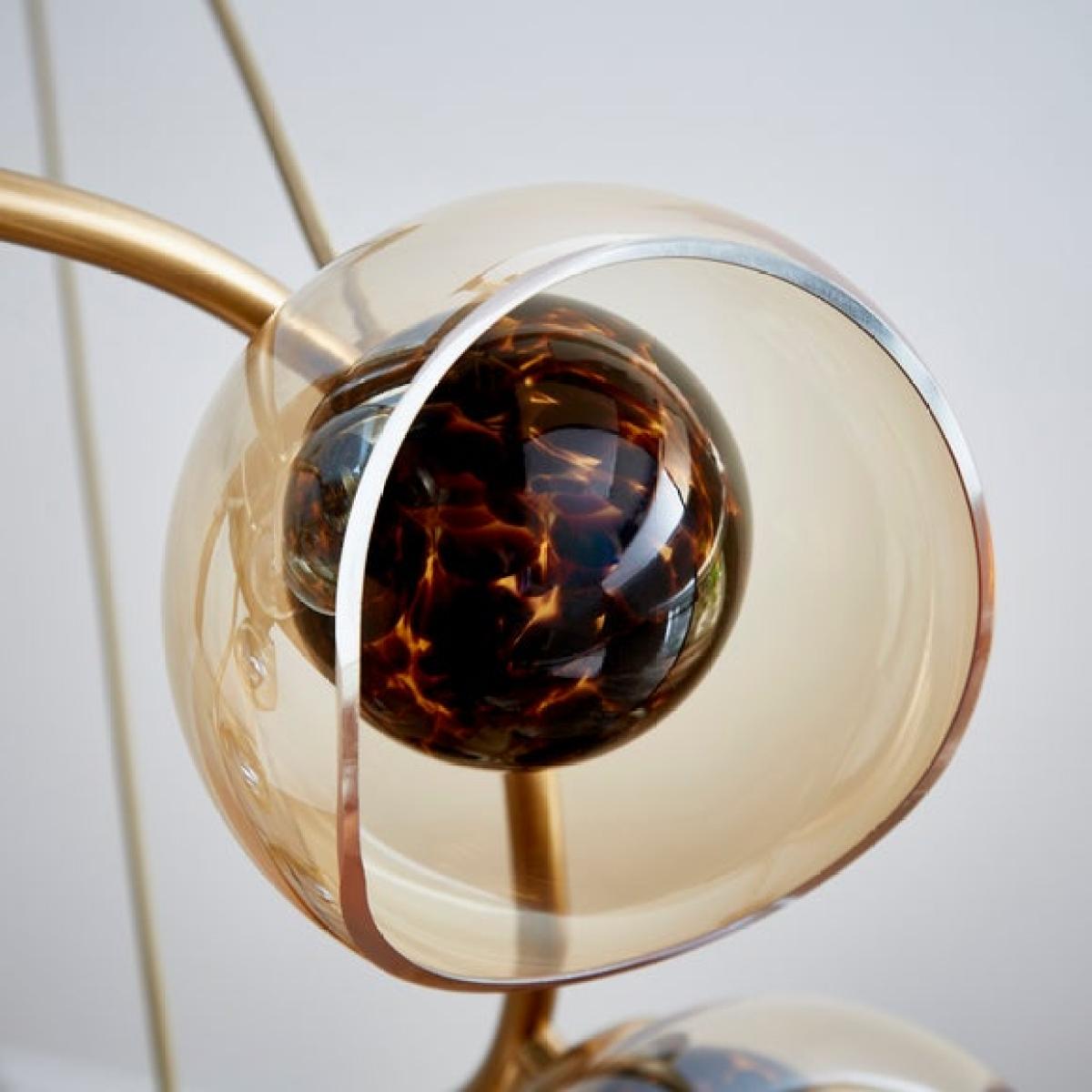 Kira 8 Light Tortoiseshell Ceiling Light – image 3