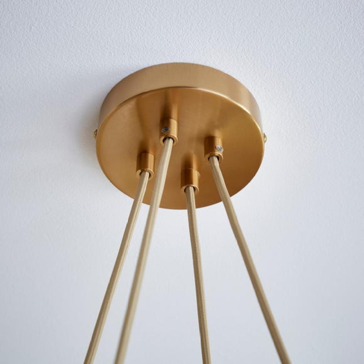 Kira 8 Light Tortoiseshell Ceiling Light – image 4
