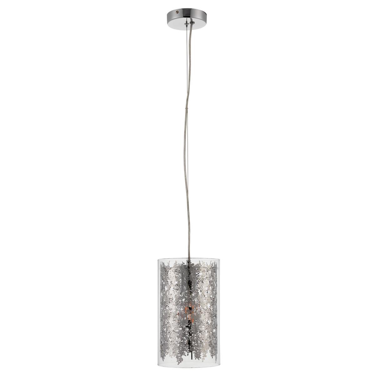 Vogue Lacy Glass Ceiling Fitting Chrome Chrome – image 3