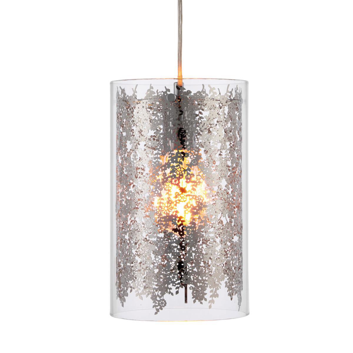 Vogue Lacy Glass Ceiling Fitting Chrome Chrome – image 7