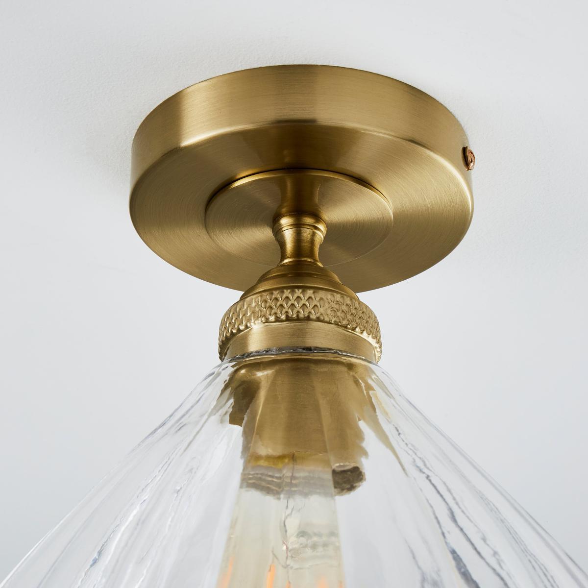 Churchgate Allexton Glass Flush Fitting Brass – image 4