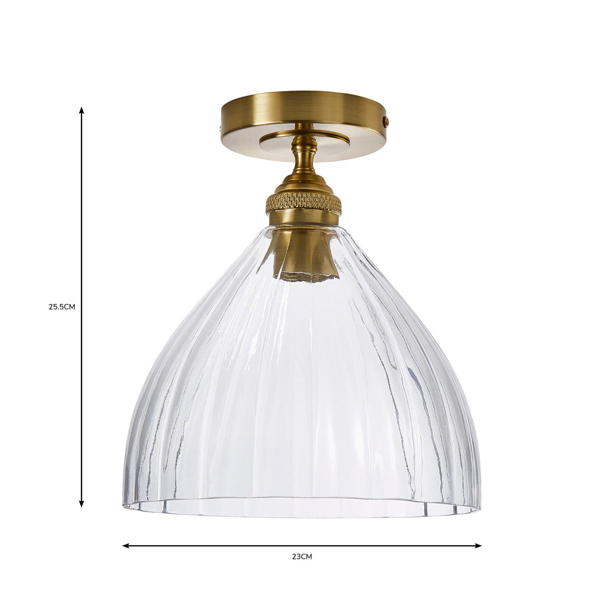 Churchgate Allexton Glass Flush Fitting Brass – image 6