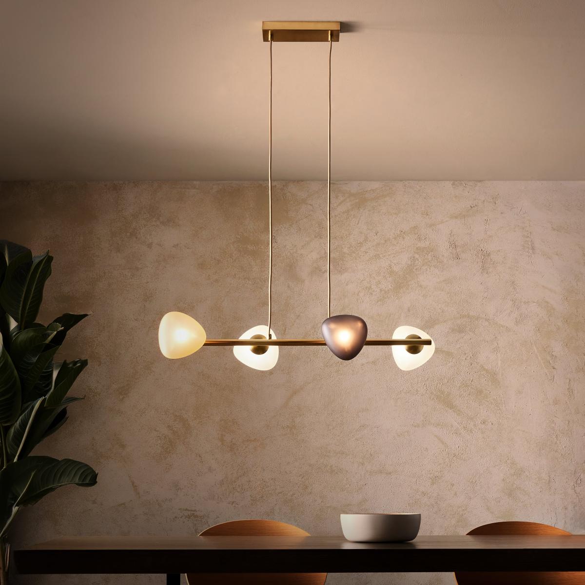 Pebble 4 Light Adjustable Diner Ceiling Light – image 2