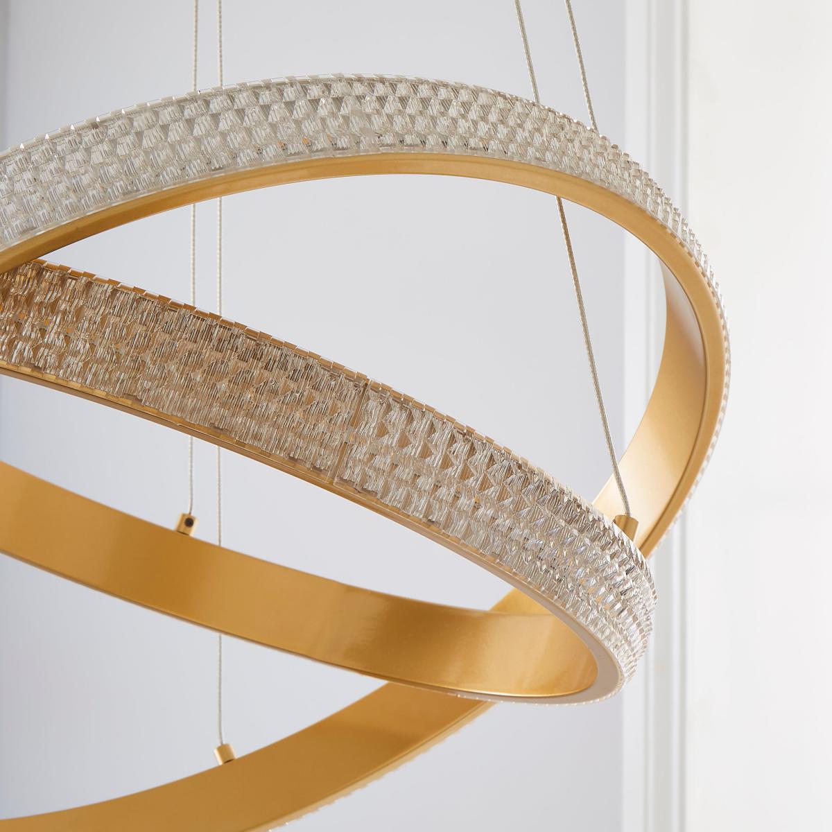 Hotel Harrogate 2 Light Ceiling Light Gold – image 3