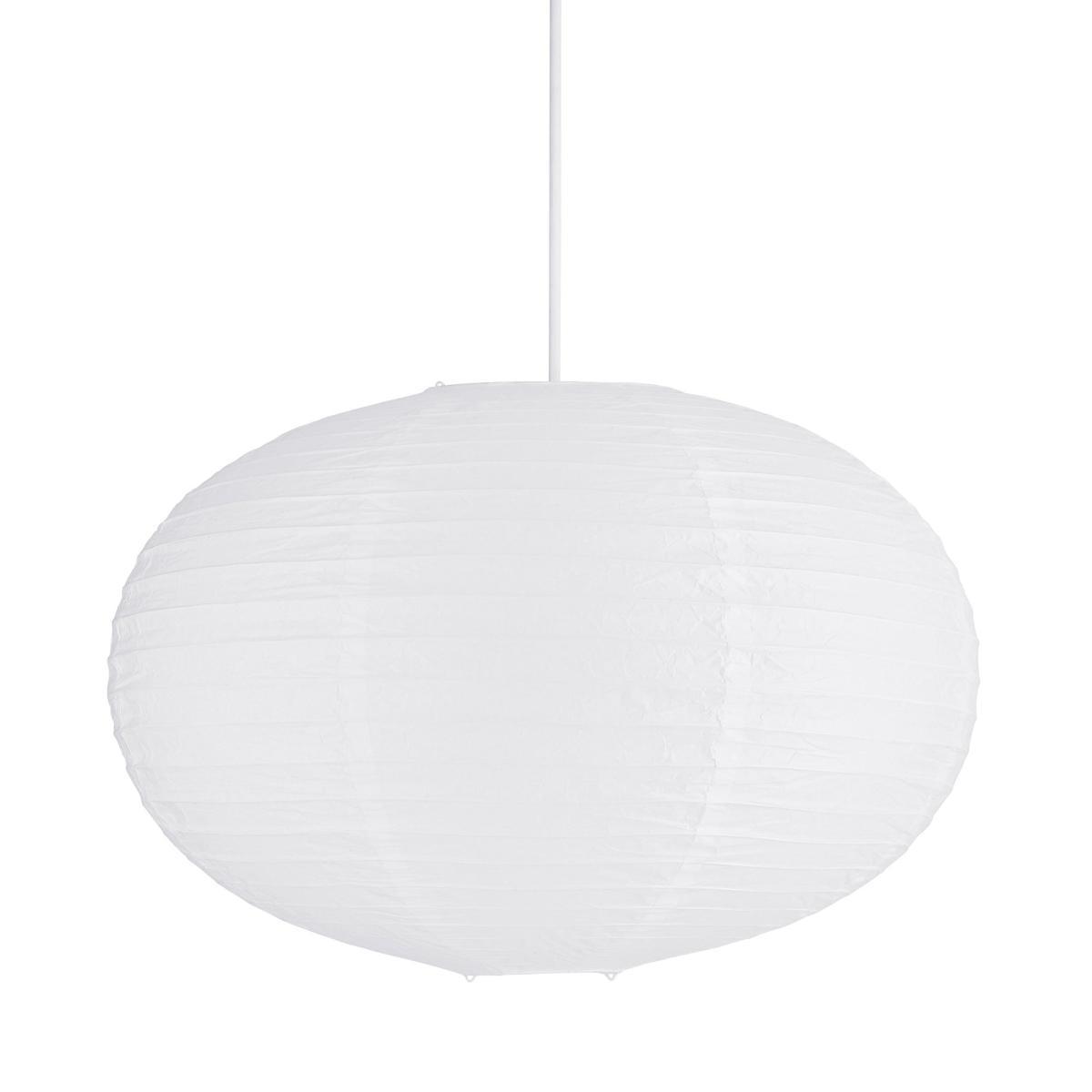 Rice Paper Oval Shade 60cm White – image 4