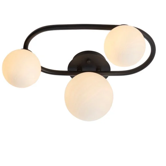 Vogue Orb 3 Light Semi Flush Bathroom Ceiling Light – image 4
