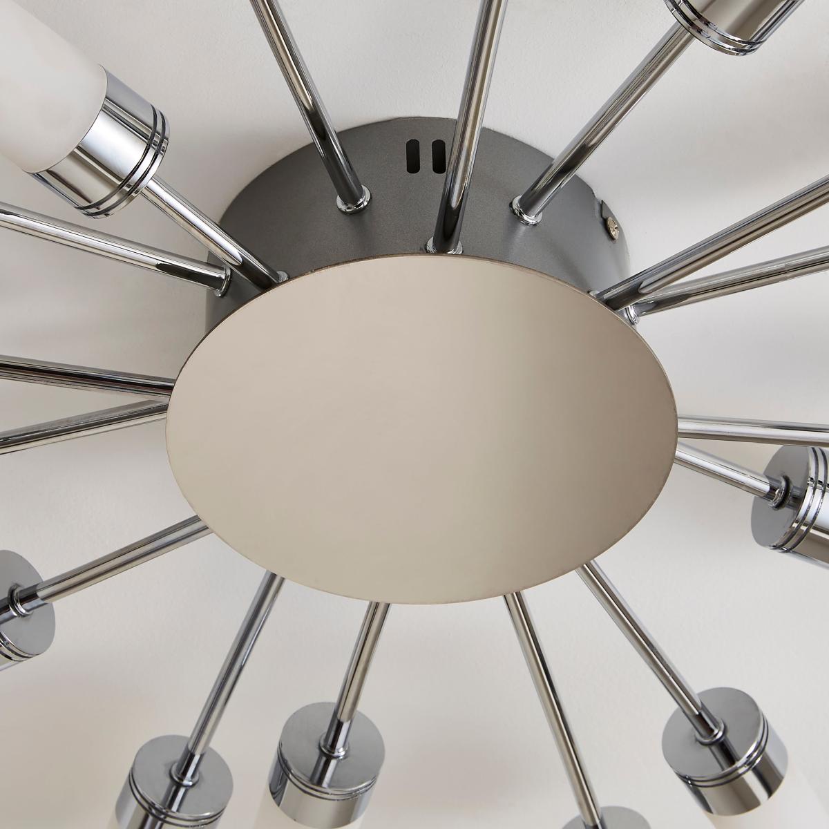 Wilde 16 Light LED Flush Fitting Silver – image 3