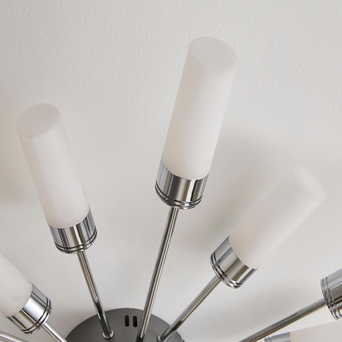 Wilde 16 Light LED Flush Fitting Silver – image 4