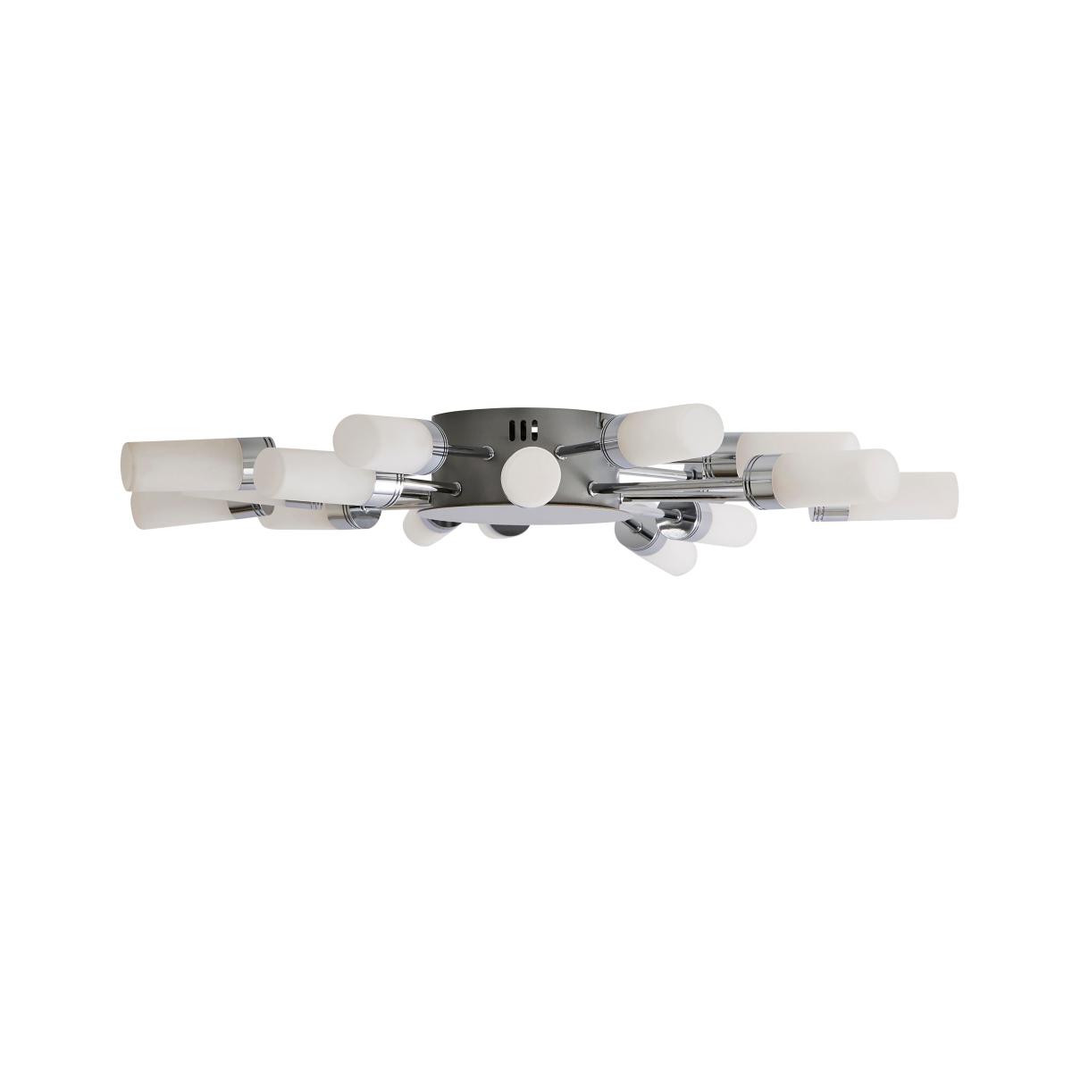 Wilde 16 Light LED Flush Fitting Silver – image 5