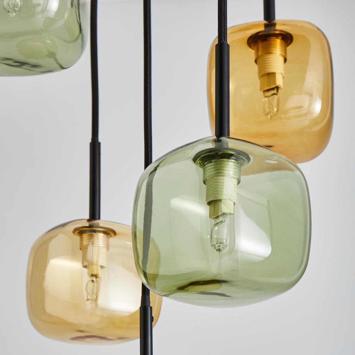 Elements Tollose 5 Light Cluster Ceiling Fitting Black – image 3