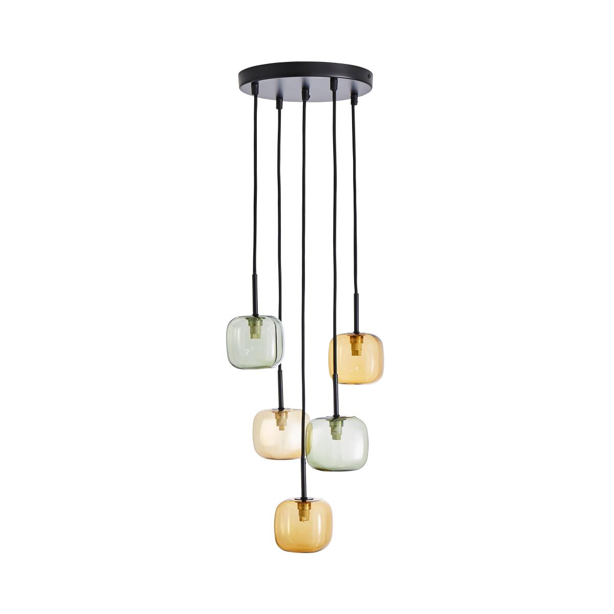 Elements Tollose 5 Light Cluster Ceiling Fitting Black – image 5