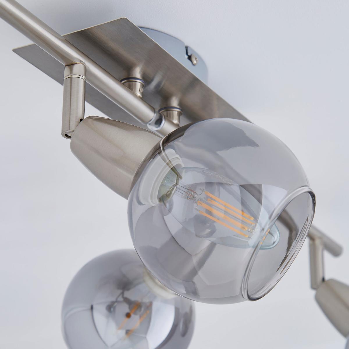 Tia 4 Light Nickel Spotlight Bar Satin Nickel – image 3
