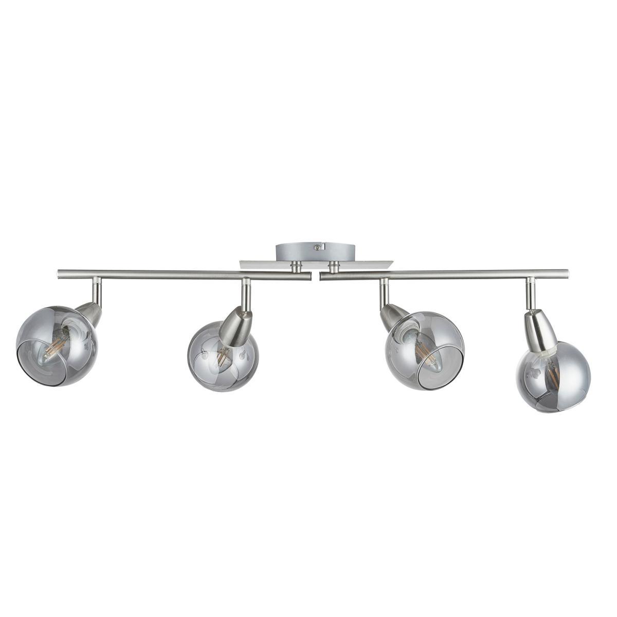 Tia 4 Light Nickel Spotlight Bar Satin Nickel – image 5