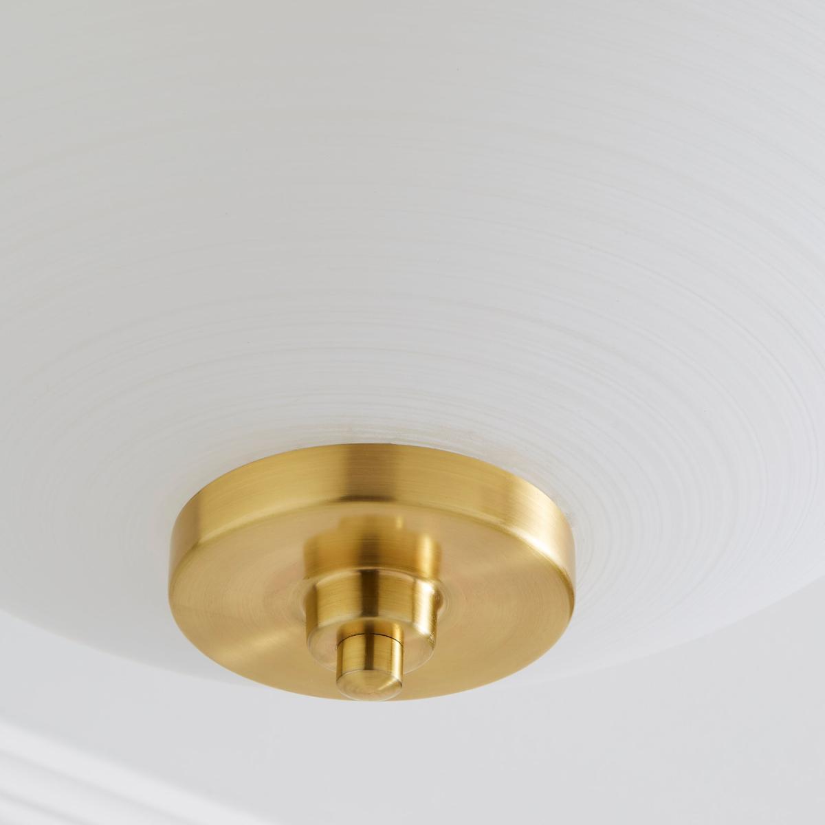 Buville Flush Ceiling Fitting Gold – image 3