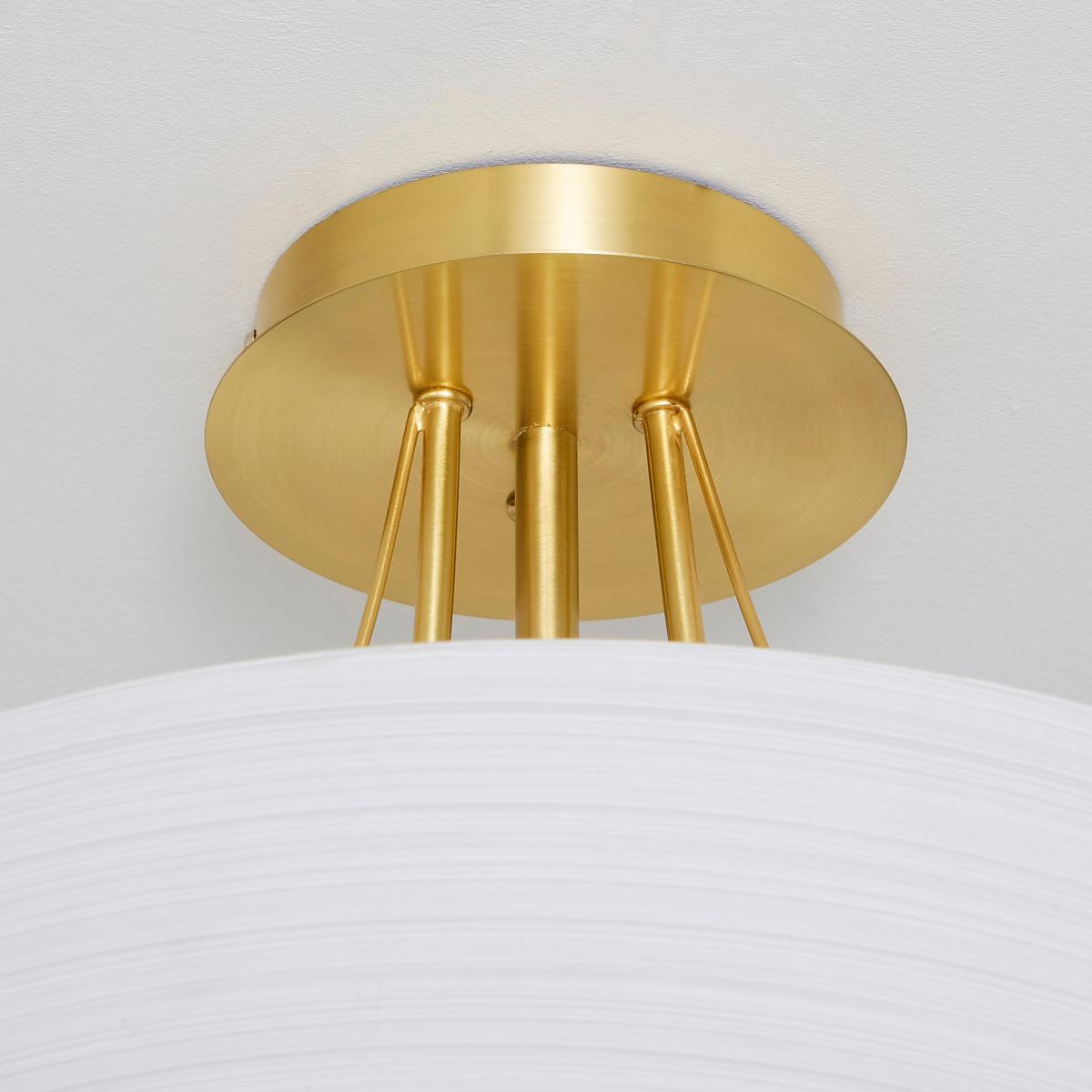 Buville Flush Ceiling Fitting Gold – image 4
