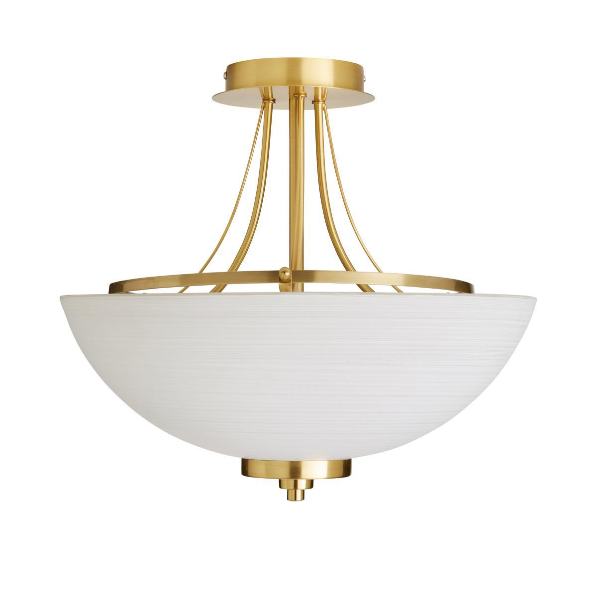 Buville Flush Ceiling Fitting Gold – image 5