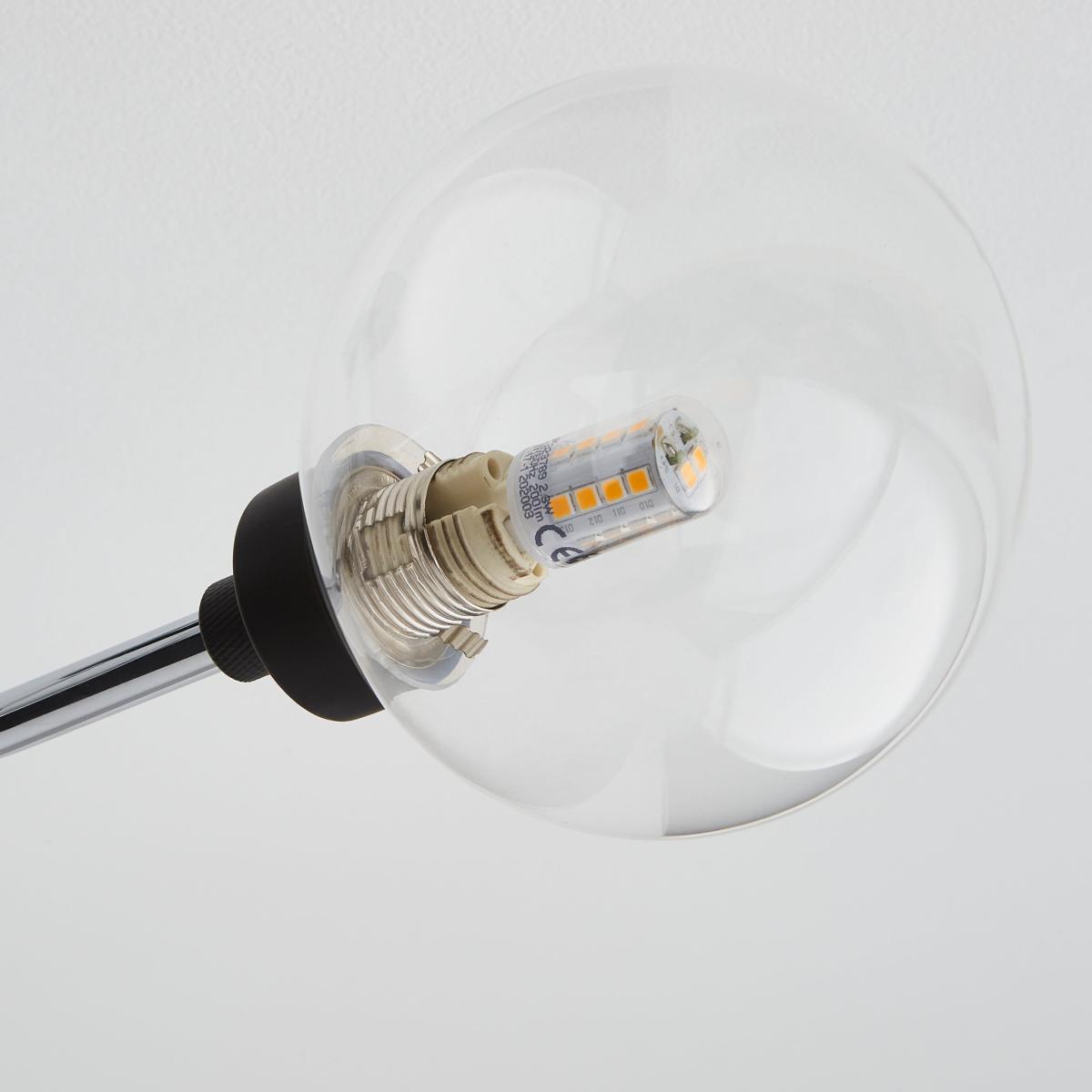 Tanner 3 Light Semi Flush Ceiling Fitting Chrome – image 3