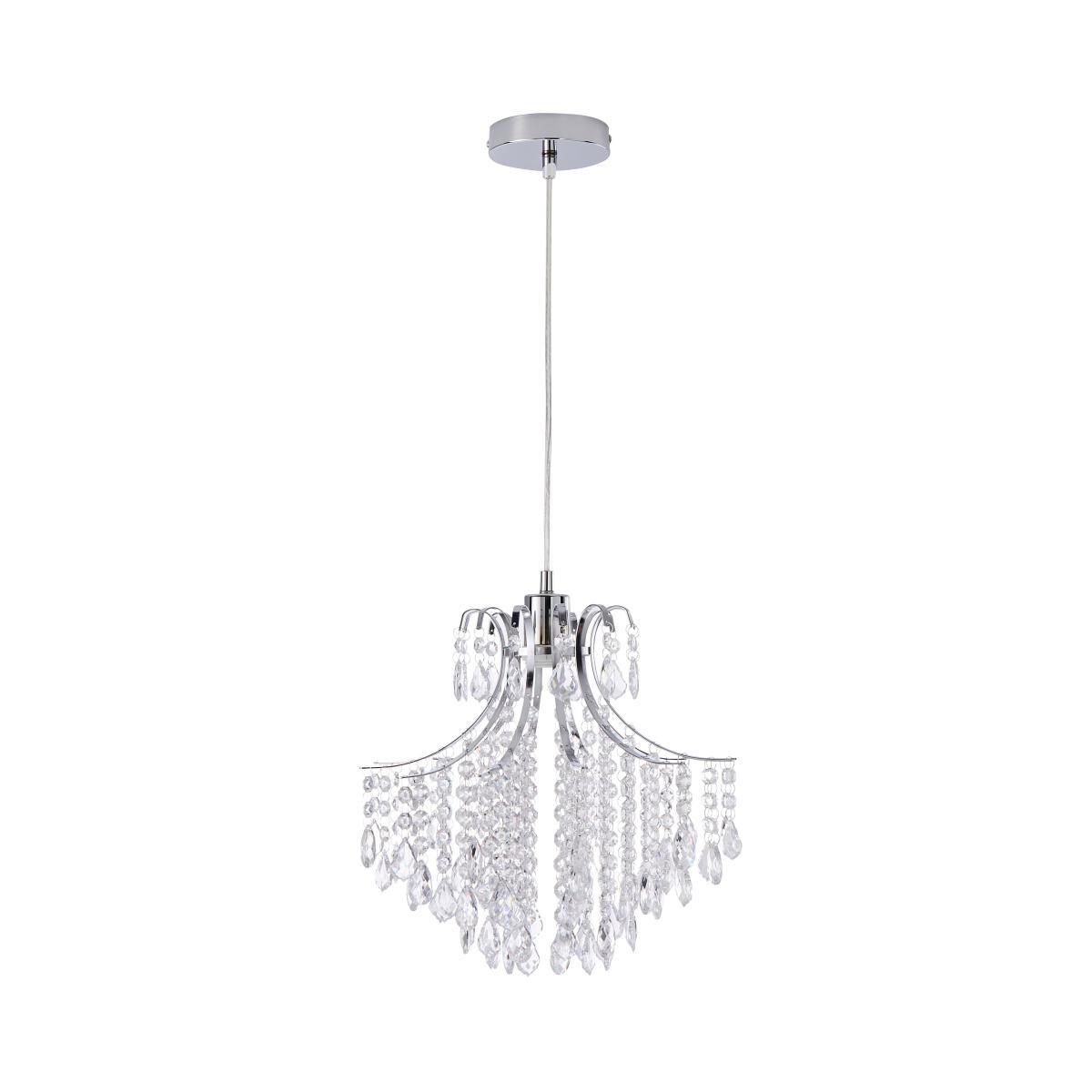 Sheridan 1 Light Chrome Ceiling Fitting Chrome – image 4