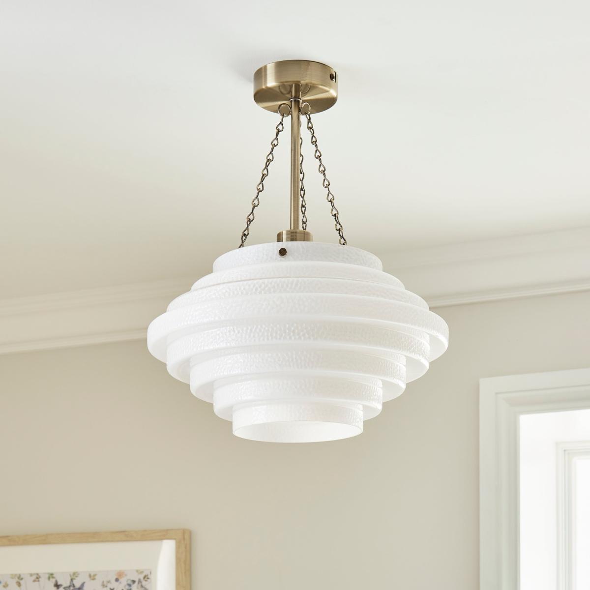 Kiara Dimmable Pendant Light White – image 1