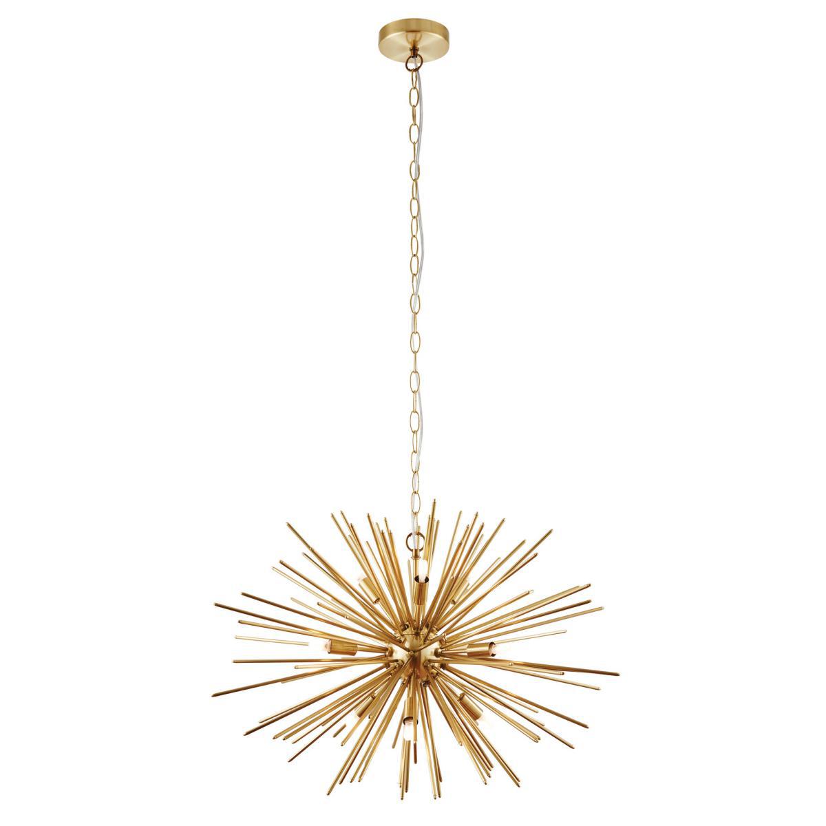 Vogue Sapelo 9 Light Sputnik Chandelier Brass – image 7