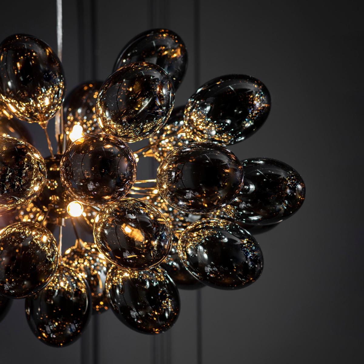 Vogue Moline 8 Light Pendant Light Black – image 4