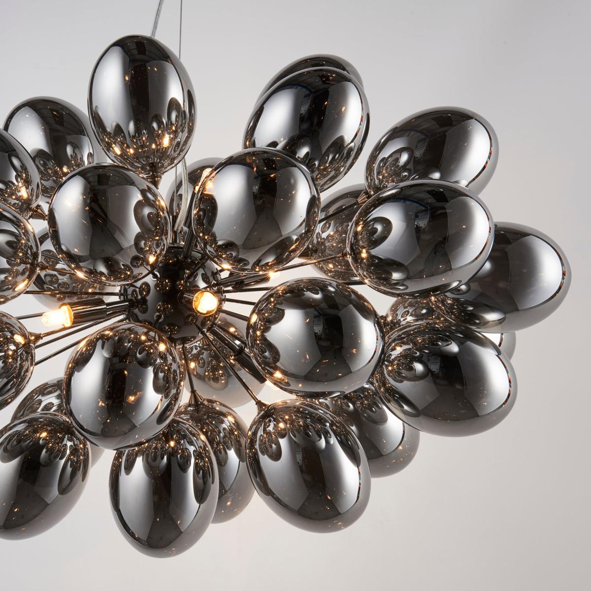 Vogue Moline 8 Light Pendant Light Black – image 5