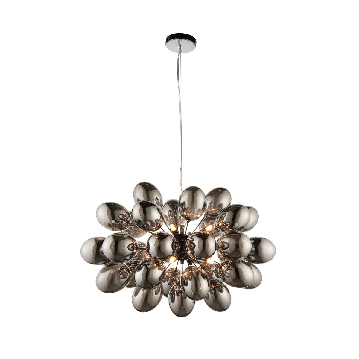 Vogue Moline 8 Light Pendant Light Black – image 7