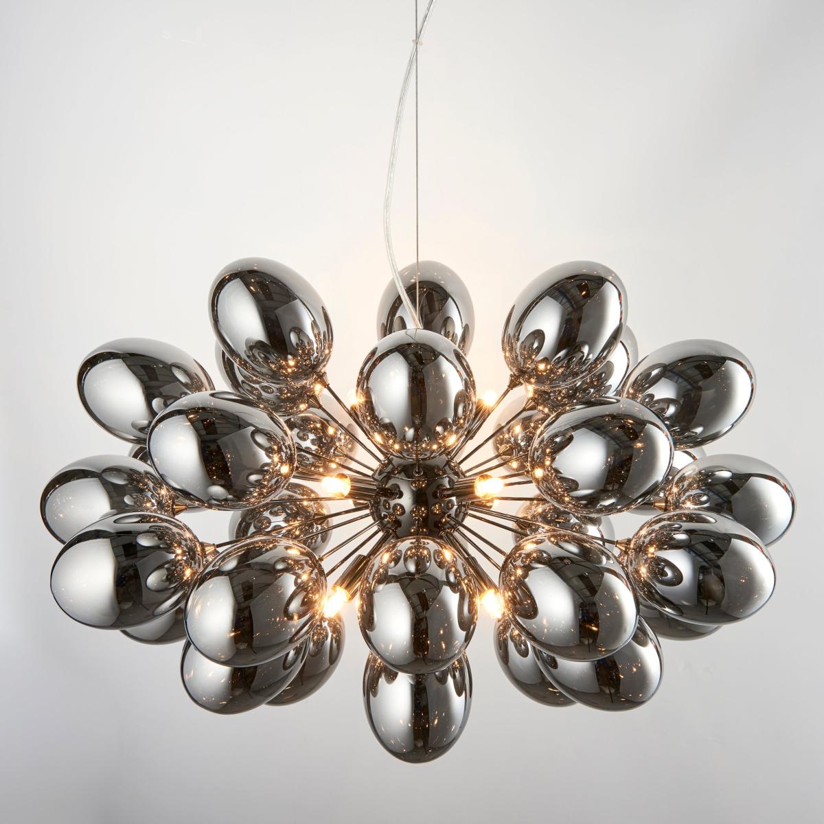 Vogue Moline 8 Light Pendant Light Black – image 1