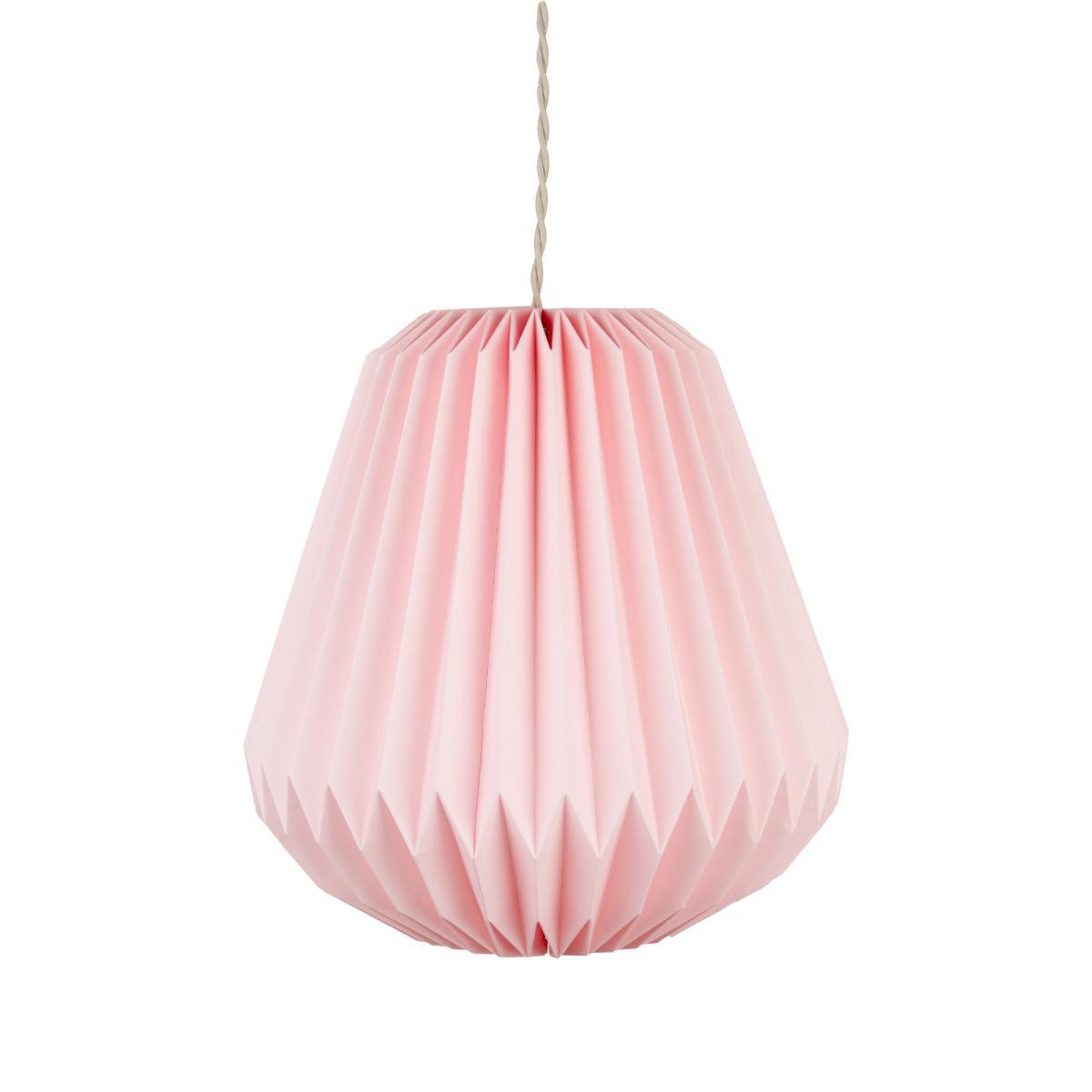 Origami Decagon Easy Fit Pendant Pink – image 4