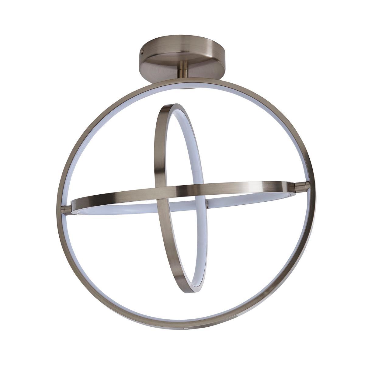 Chrome Ida Integrated LED Flush Ceiling Fitting Chrome – image 5