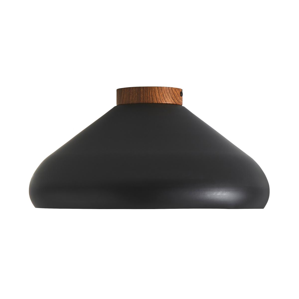 Elements Wolston 1 Light Flush Ceiling Fitting Black – image 5