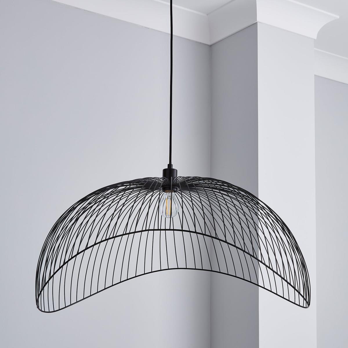 Elements Jaula 70cm Ceiling Fitting Black Matt Black – image 2