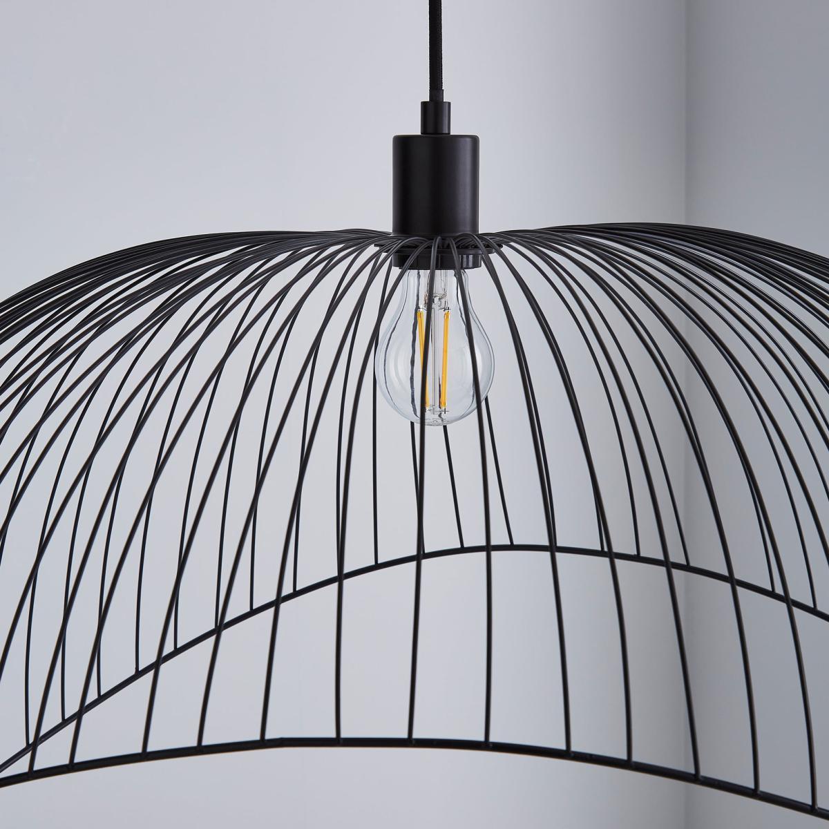 Elements Jaula 70cm Ceiling Fitting Black Matt Black – image 3