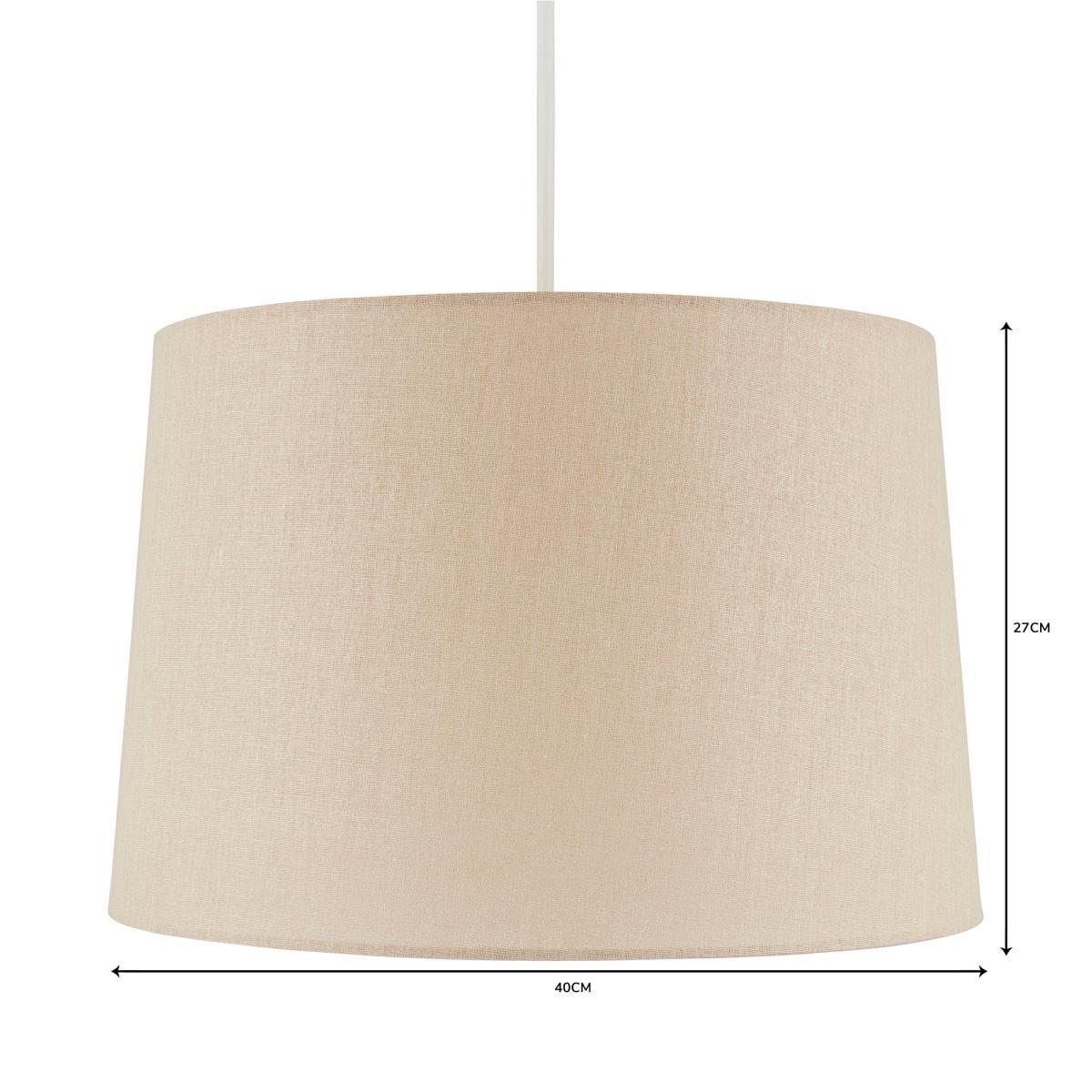 Sara 40cm Tapered Natural Shade Natural – image 5