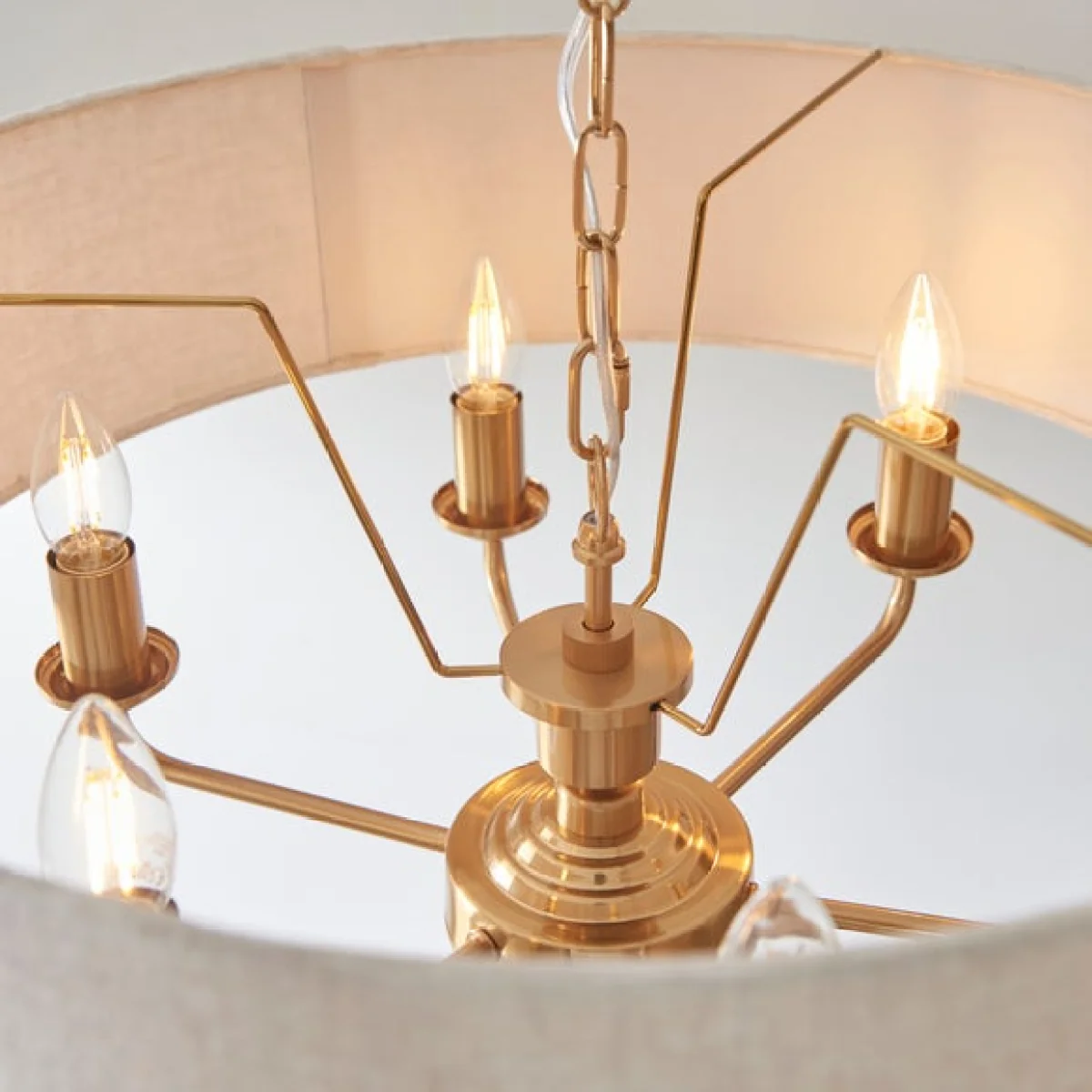 Return - Vogue Sandringham Mid Century 6 Light Adjustable Pendant Light – image 3
