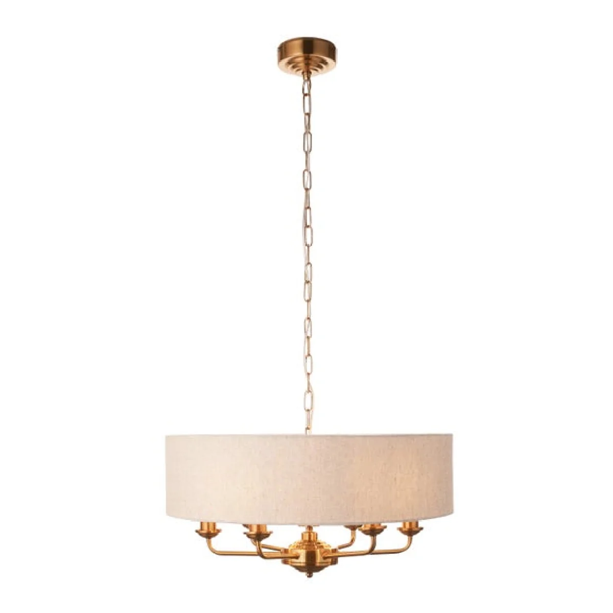 Return - Vogue Sandringham Mid Century 6 Light Adjustable Pendant Light – image 5