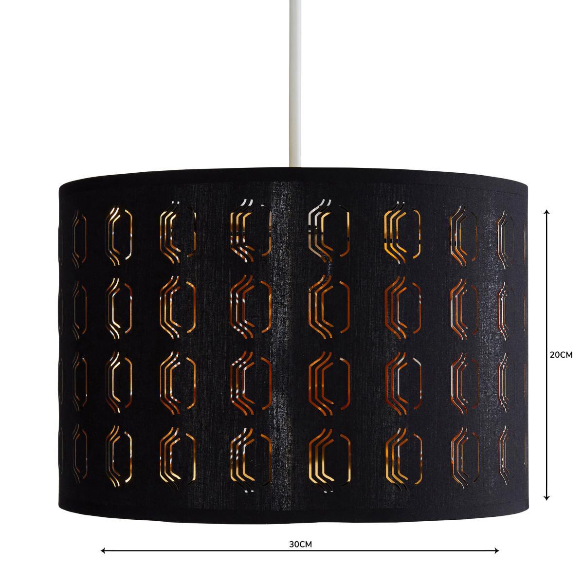 Muscat 30cm Drum Black Shade Black – image 4