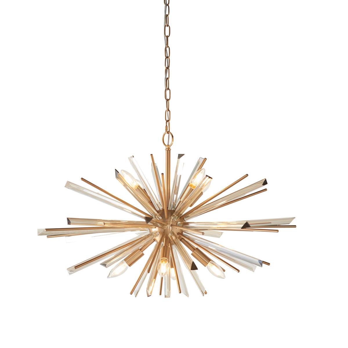 Vogue Orion 8 Light Pendant Light Brass – image 9