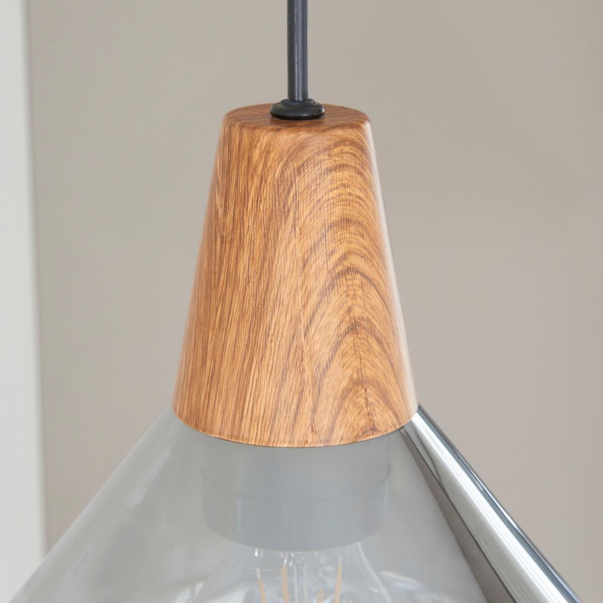 Wolston Bathroom Adjustable Pendant Light Smoke – image 3