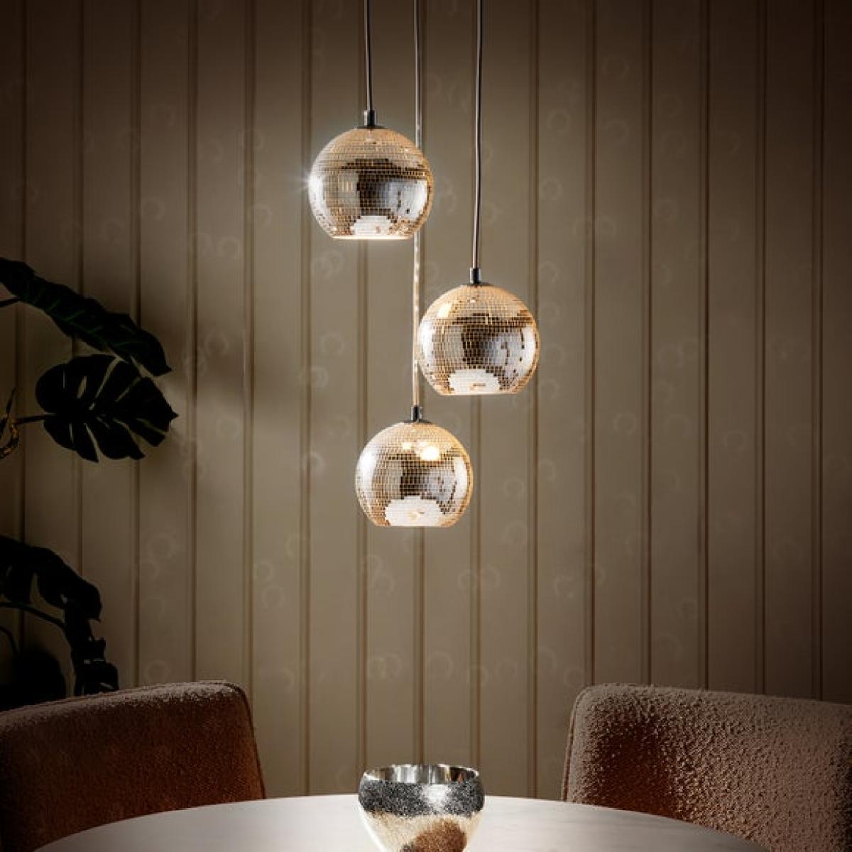 Disco Ball 3 Light Adjustable Cluster Ceiling Light – image 2