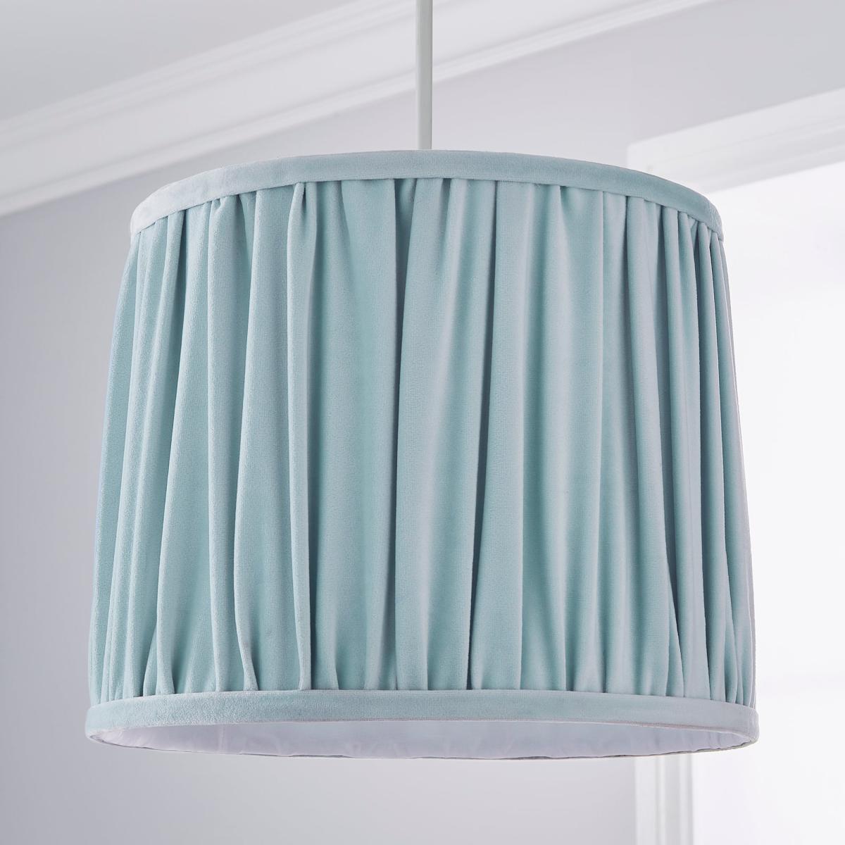 Holly Ruched Velvet Shade 30cm Pink – image 2