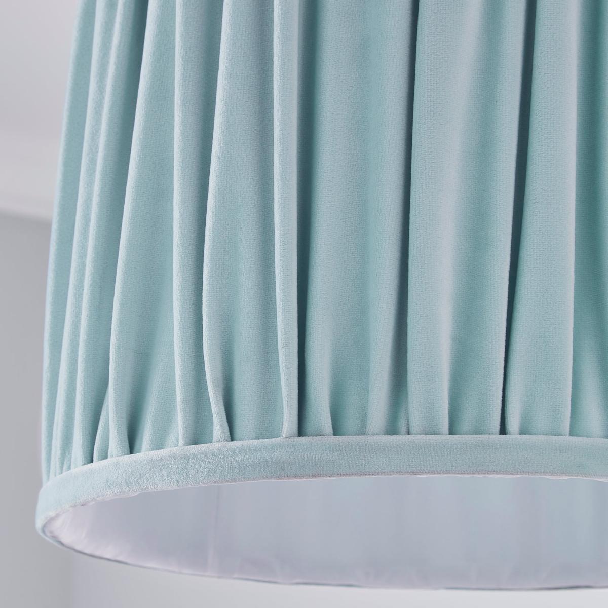 Holly Ruched Velvet Shade 30cm Pink – image 3
