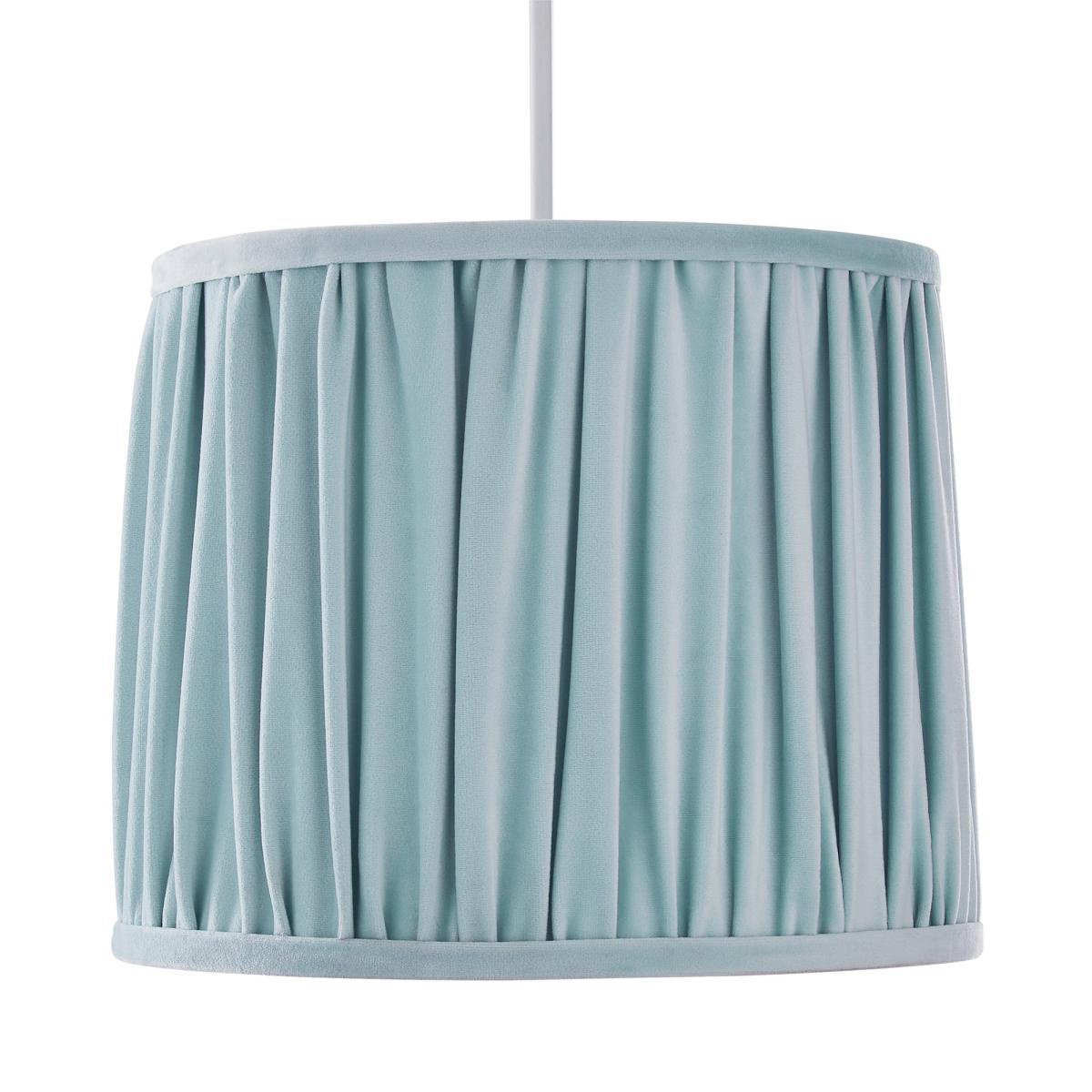 Holly Ruched Velvet Shade 30cm Pink – image 4