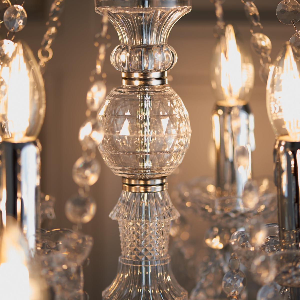 Vogue Clarence 12 Light Chandelier Chrome Chrome – image 5