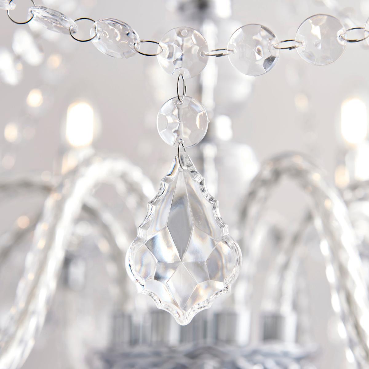Vogue Clarence 12 Light Chandelier Chrome Chrome – image 7