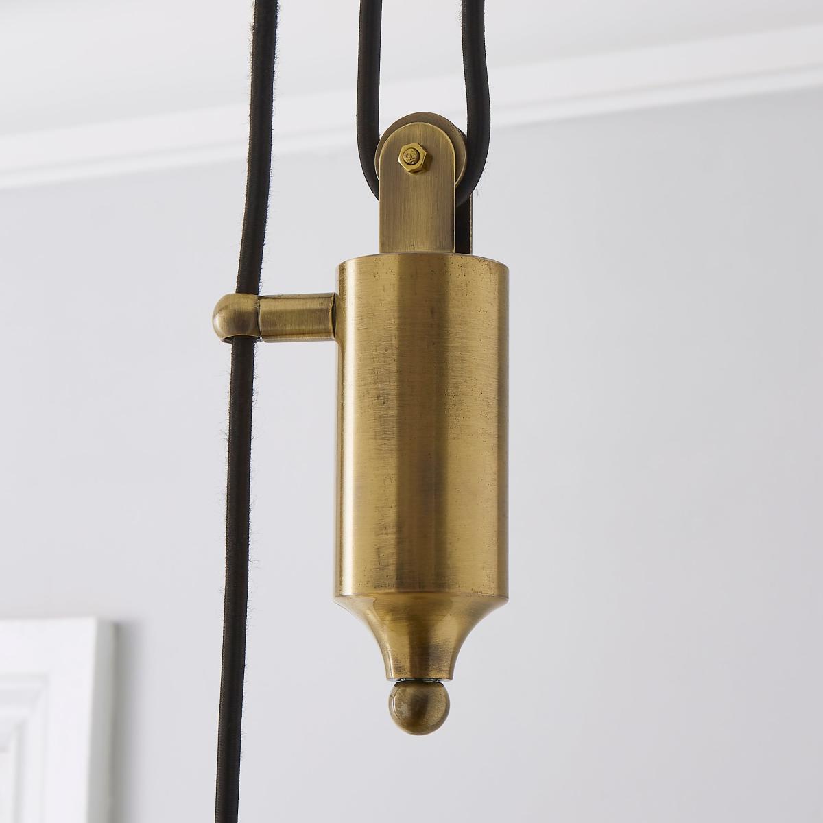 Churchgate Langton Rise and Fall Ceiling Fitting Gold – image 3