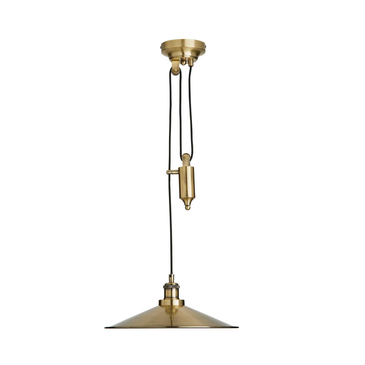 Churchgate Langton Rise and Fall Ceiling Fitting Gold – image 5